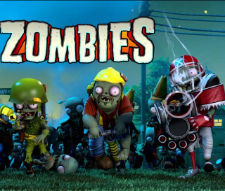 Zombies group people field sign - a group of zombies free wallpaper