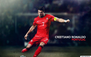 Cristiano ronaldo soccer kick parody - a soccer ball free wallpaper