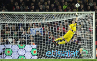 Soccer player jumping catching ball - a soccer player free wallpaper