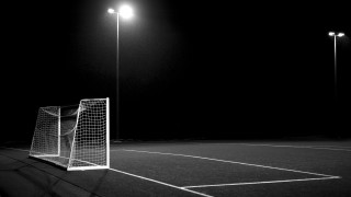 Soccer goal ball field night - alain tasso free wallpaper for desktop