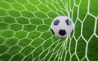 Soccer ball net field goal 2 - a soccer ball free wallpaper