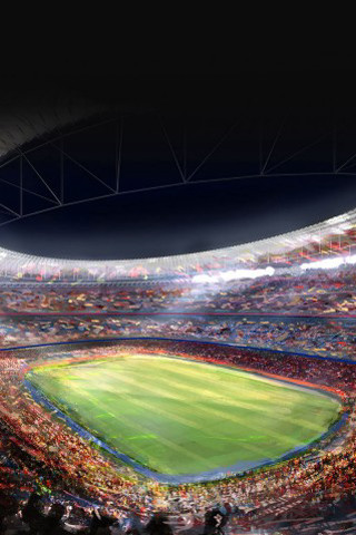 Stadium cityscape sunset greenfield digitalrendering - edi rama free wallpaper for mobile