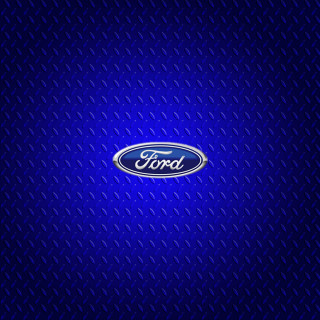Blue ford logo background diamond - black background free wallpaper for tablet