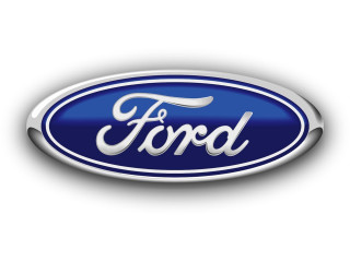 Ford logo white background blue - dennis flanders free wallpaper