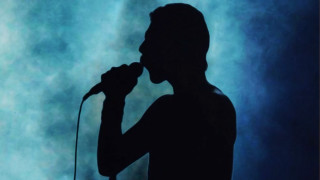 Man holding microphone stage smoke - billie waters free wallpaper