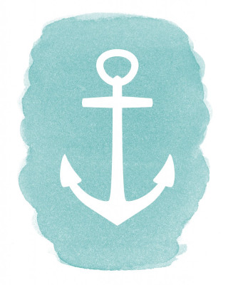 White anchor blue background white - claire hummel free wallpaper for mobile