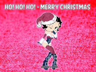 Santa woman pink background cherry - merry christmas free wallpaper