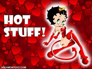 Cartoon character red background hearts - carol sutton free wallpaper for desktop