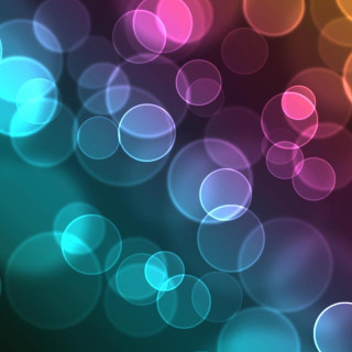 Blurry colorful background circles light 5 - volumetric free wallpaper for tablet