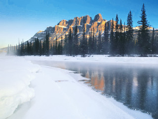 Mountain range reflection lake snow 6 - ancell stronach free wallpaper for desktop