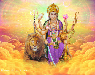 Hindu god lion fire staff - a painting of a hindu god free wallpaper for desktop
