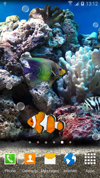 Coral reef fish digital underwater - a fish free wallpaper for mobile