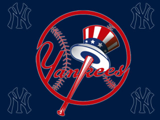 Yankees baseball logo bat middle - bradley walker tomlin free wallpaper