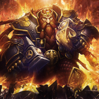 Bearded man sword helmet painting - a painting of a man free wallpaper for tablet