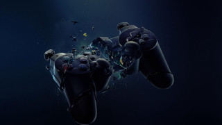Video game controller flying people - a bunch of people free wallpaper