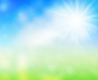 Sunny day blue sky green - green grass free wallpaper