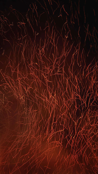 Red firework night sky black - free new year wallpaper for mobile