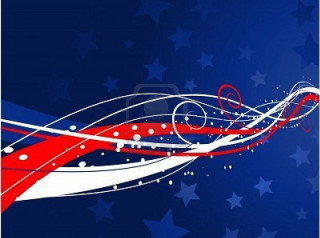 Patriotic background stars swirls blue 2 - patriotic free wallpaper