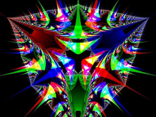 Colorful abstract design black background 4 - a colorful abstract design free wallpaper