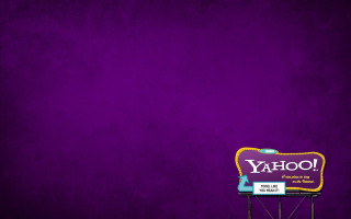 Purple wall yahoo sign background - a purple wall free wallpaper