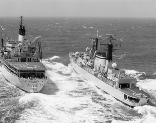 Two ships ocean near water 2 - david ramsay hay free wallpaper