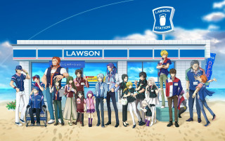 Lavason group beach sky 6boys - official art free wallpaper for desktop
