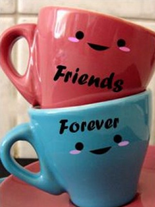 Cups friends forever table love - a table together free wallpaper