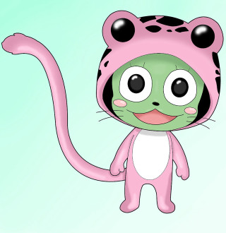 Cartoon cat pink hat green - a pink hat free wallpaper