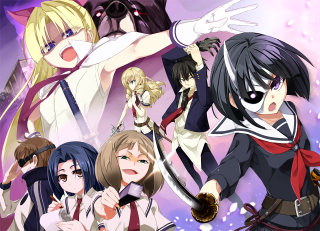 Anime characters group expressions gestures 2 - their face free wallpaper for desktop