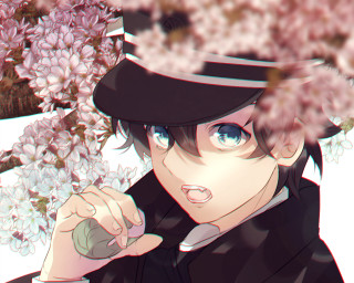 Man hat coat flower bloom - a man in a hat free wallpaper