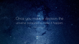 Quote dark blue background stars - cosmic free wallpaper