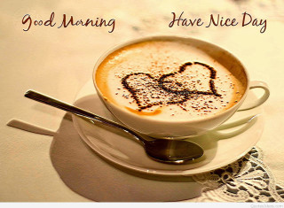 Coffee heart spoon saucer table - free love wallpaper