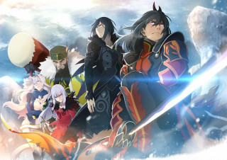Anime characters snow sword full - a group of anime characters free wallpaper