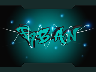 Urban green black background blue - bogi fabian free wallpaper