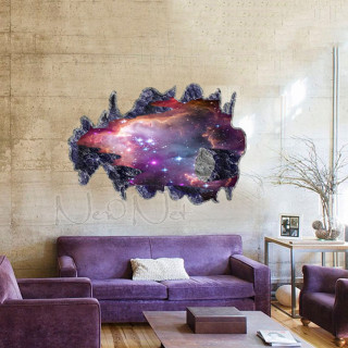 Purple couch chair space art - free space wallpaper for tablet