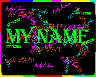 Black background colorful writing name - carlos trillo name free wallpaper