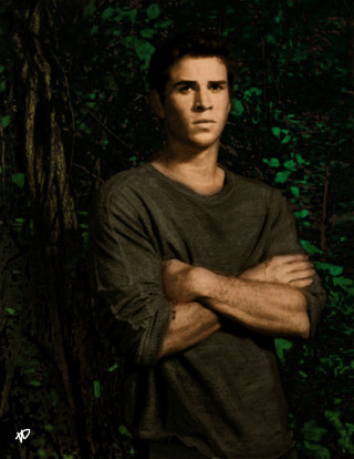 Man standing tree arms crossed - free forest wallpaper for mobile