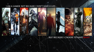 Video game characters caption series - a series free wallpaper for desktop