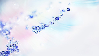 Blue diamond closeup white background - diamond free wallpaper