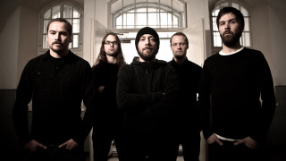 Group men standing window clock - promotional free wallpaper for desktop