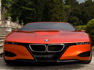 Red orange sportscar building stairs - ahmed yacoubi free wallpaper