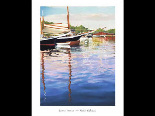 Boats water sky painting white - frances jetter free wallpaper