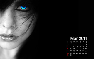 Woman blue eyes gothic march2014 - the other side free wallpaper for desktop