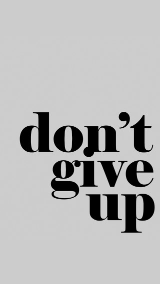 Dont give up black white 2 - andy warhol free wallpaper