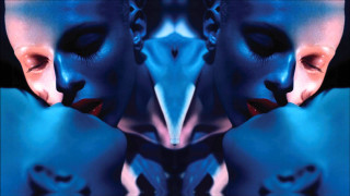 Woman blue makeup blue bird - christian w. staudinger free wallpaper for desktop