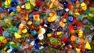 Colorful candy pile table sweets - glass free wallpaper