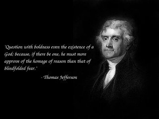 Jefferson quote parody black background - cassius marcellus coolidge free wallpaper for desktop