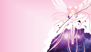 Pink purple background flower branch - a pink sky free wallpaper