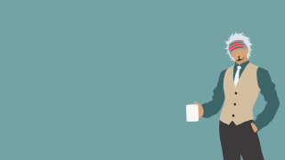 Man tie paper blue background - atey ghailan free wallpaper