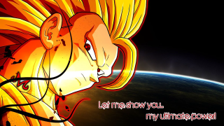 Super saiyan blonde boy red - cell free wallpaper for desktop